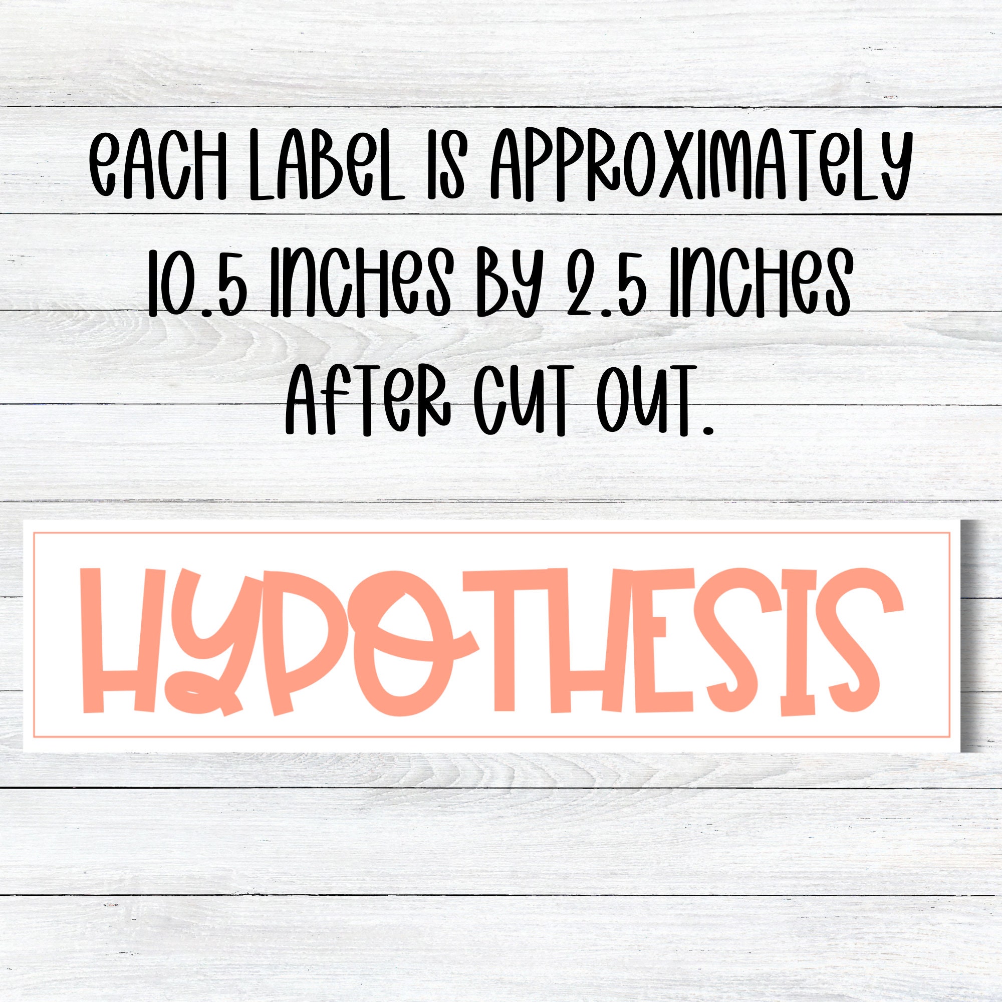 Printable Science Fair Project Labels Science Experiment Labels Science ...