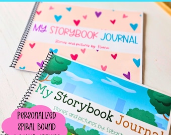 Kids Creative Writing Journal Storybook Summary Pages Write and Draw Worksheet Homeschool Writing Workbook Story Writing Practice Sheets