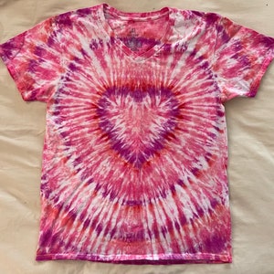 Pink Heart Tie Dye