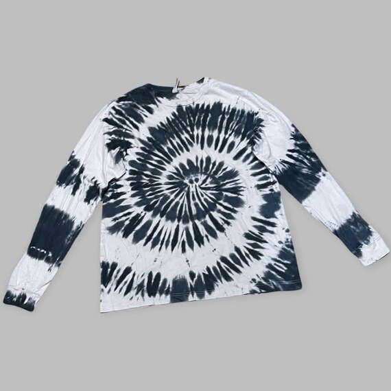 Black and White Tie Dye Long Sleeve - Etsy