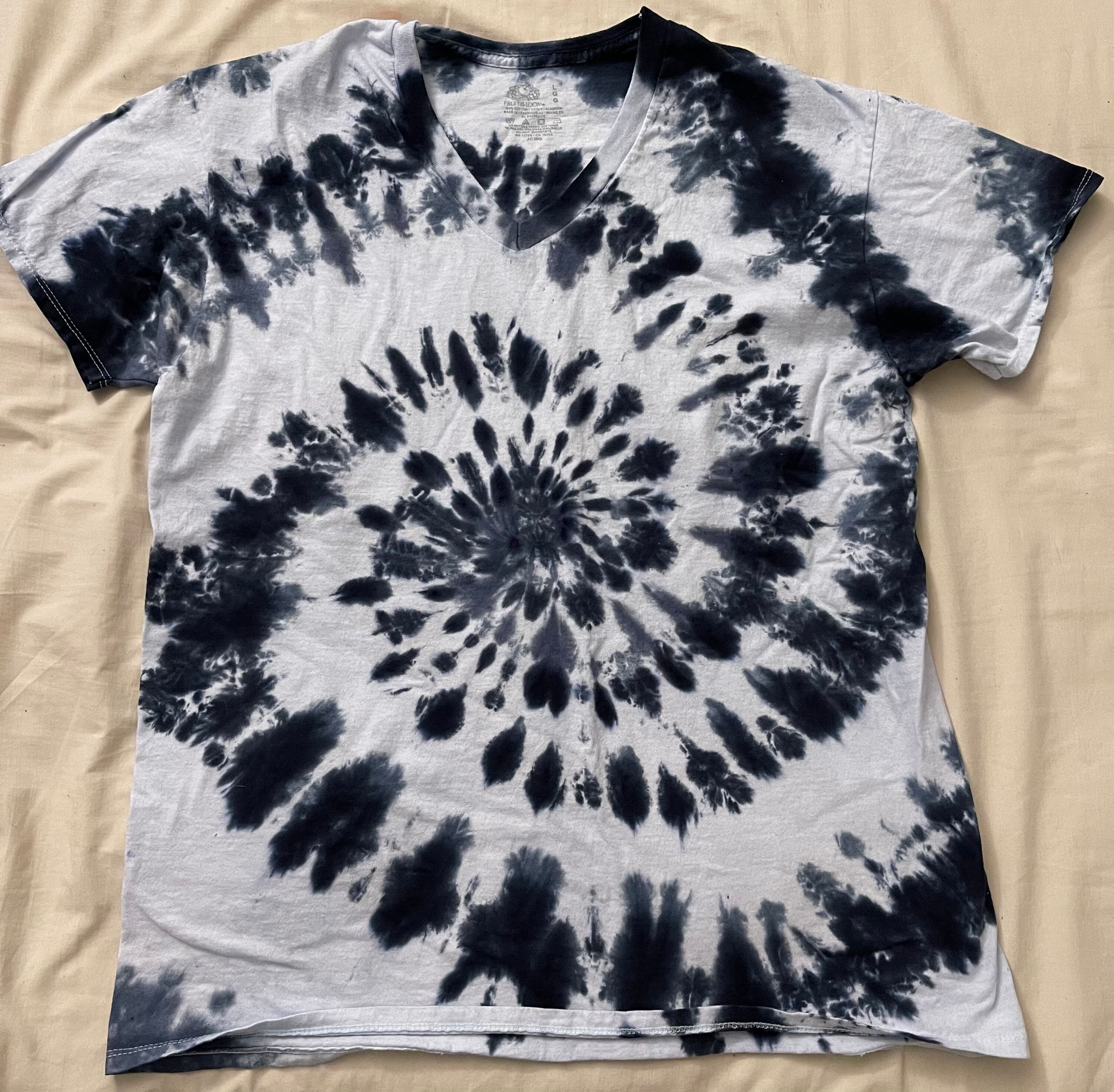 Black White Tie Dye - Etsy