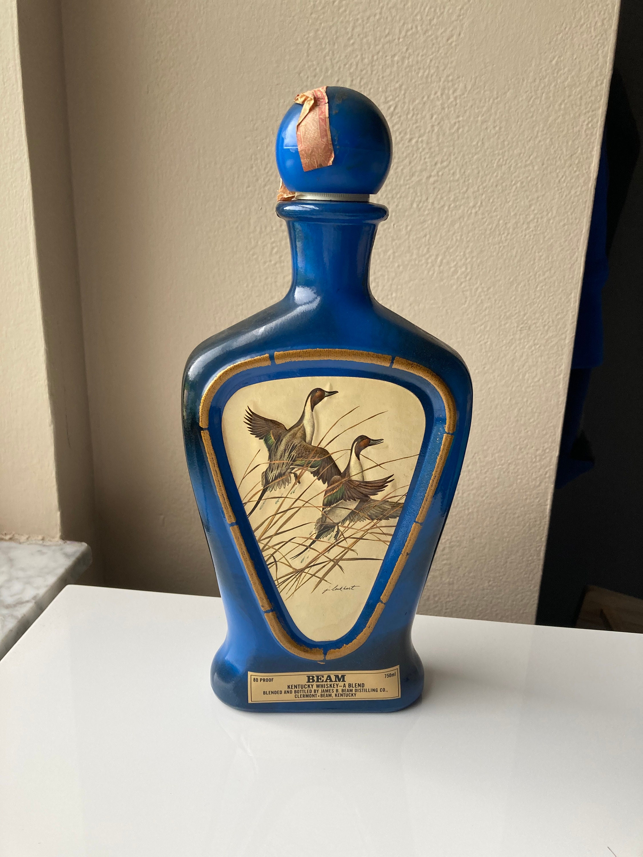 Jim Beam 1980's Collector Edition Pintail Duck Decanter Etsy