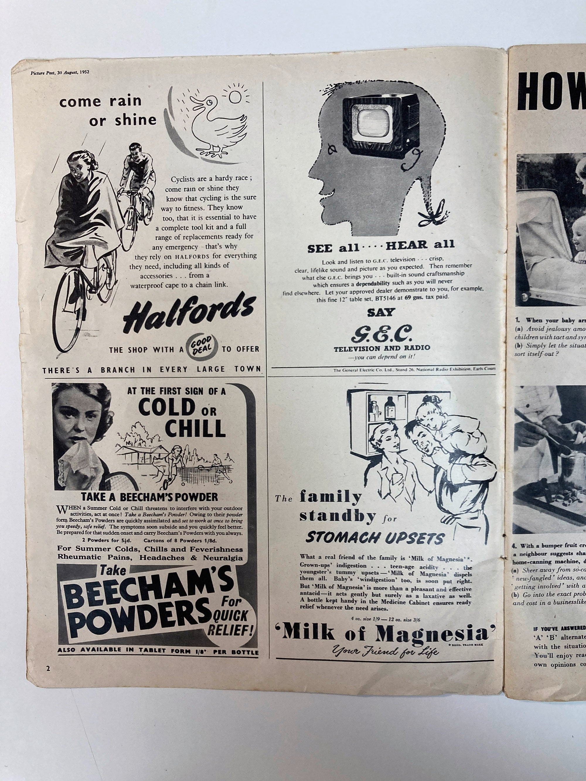 Picture Post Magazine 30th Aug 1952 Etsy