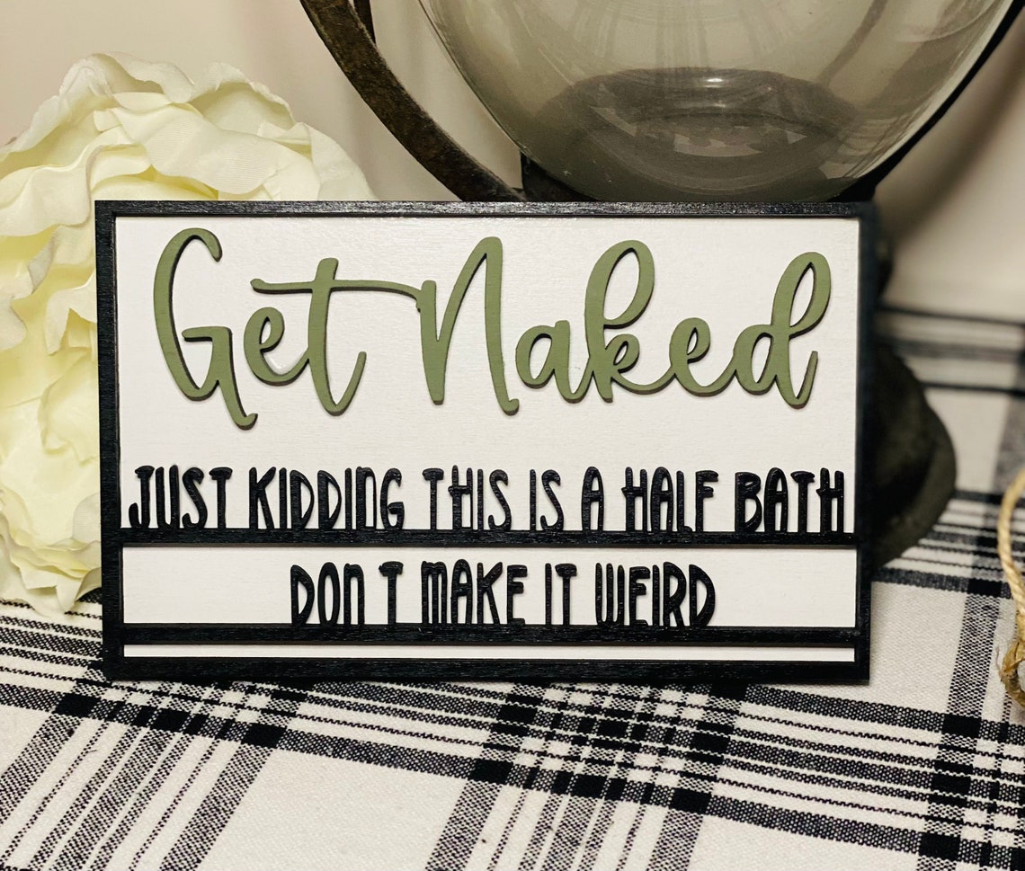 Bathroom Tiered Tray Decor Bathroom Decor Bathroom Signs Etsy