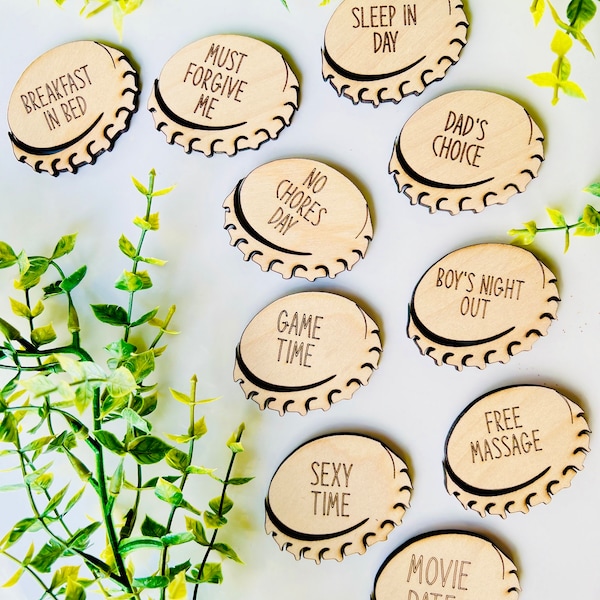 Father's Day Coupons,Father's Day Gift,Fathers Day Tokens,Dad Gift Idea,Gift for Dad,Gift for Grandpa,Husband Gift,Dad Tokens,Boyfriend Gift