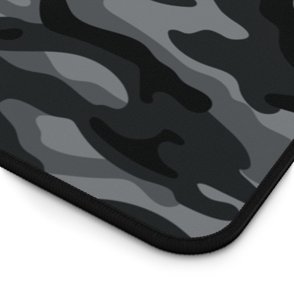 Black Camo Desk Mat Desk Mat for Gaming Black and White Etsy