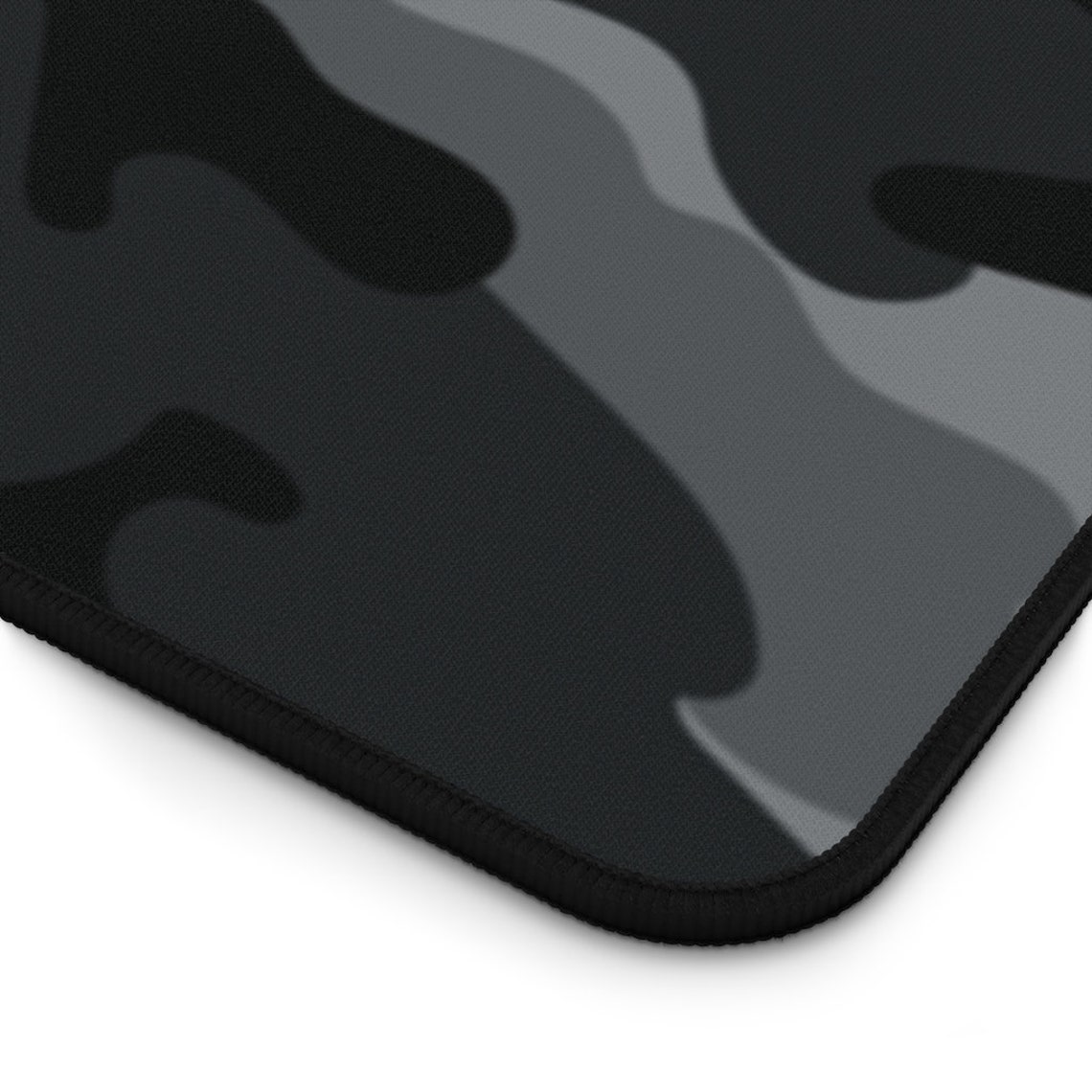 Black Camo Desk Mat Desk Mat for Gaming Black and White Etsy