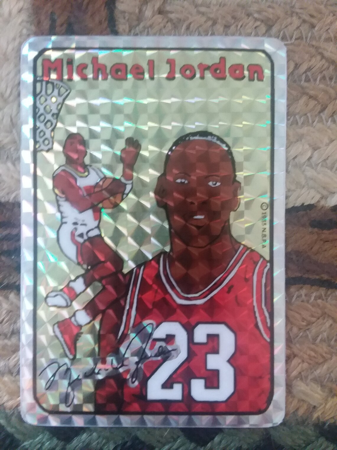 1985 Prism Jewel Michael Jordan Vending Sticker Rare Small Box Etsy