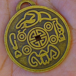 ORIGINAL Money Amulet from Tibet zdjęcie 3