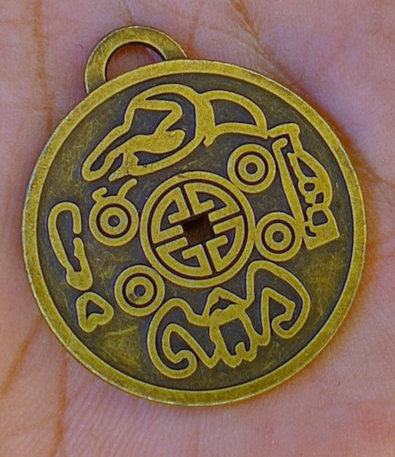 ORIGINAL Money Amulet from Tibet zdjęcie 3