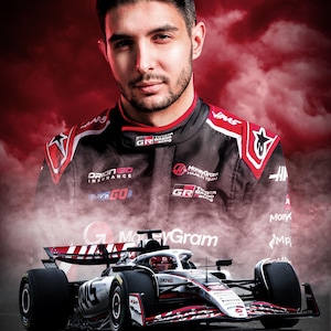 Esteban Ocon F1 2025 - A4 or A3 Poster