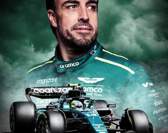 フェルナンド アロンソ F1 2025 - A4 または A3 ポスター - Etsy 日本