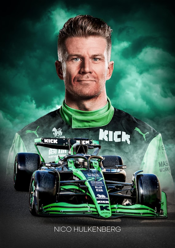 Nico Hulkenberg F1 2025 - A4 or A3 Poster - Etsy