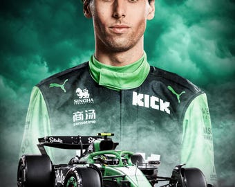 セバスチャン・ベッテル F1 フェラーリ - A4 または A3 ポスター