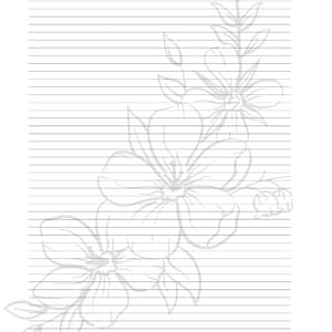 Lined Journal .printable Lined PDF.PDF Print Journal. 50 - Etsy