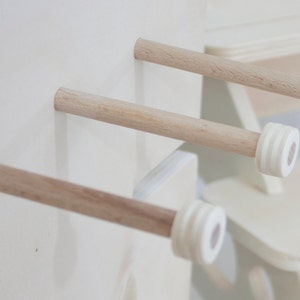 Set of 5 Pegs, wooden shelf, tiered display, retail display, collapsible stand, market stall, retail shelves, craft fair, vendor stand