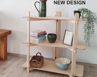 Tower Shelf ,wooden shelf, tiered display, retail display, collapsible stand, market stall, retail shelves, craft fair, vendor stand