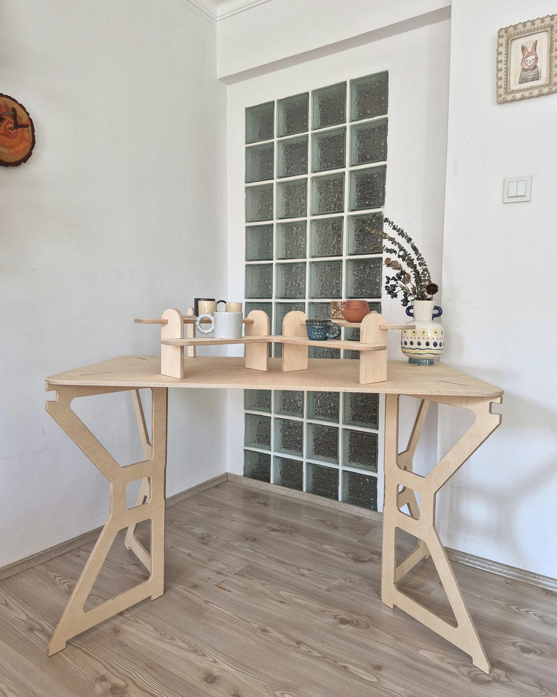 Pebble V2, Wooden Shelf, Tiered Display, Retail Display, Collapsible ...