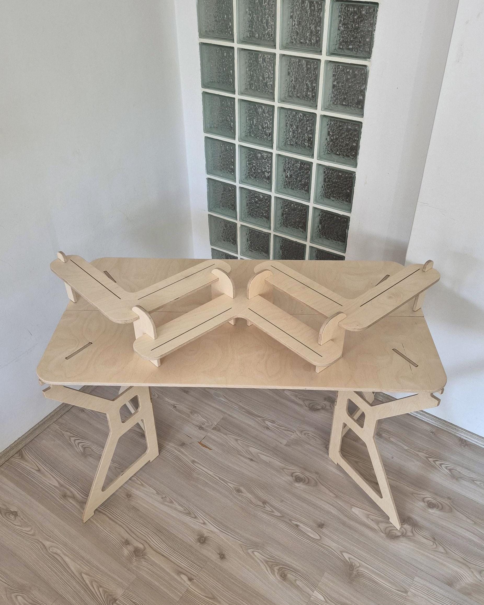 Pebble V2, Wooden Shelf, Tiered Display, Retail Display, Collapsible ...
