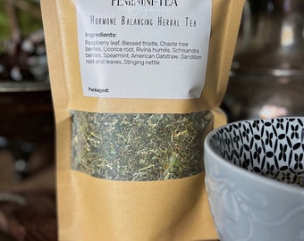 Hormone Balance Tea | Women’s Herbal tea | 100% Organic | Feminine Tea Blend