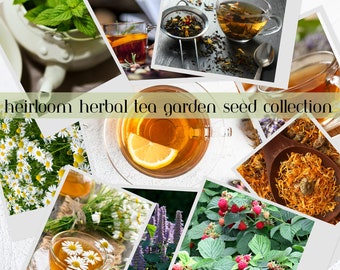 Herbal Tea Garden Collection | Grow Your Own | Heirloom Seeds | USA-Grown & Non-Gmo