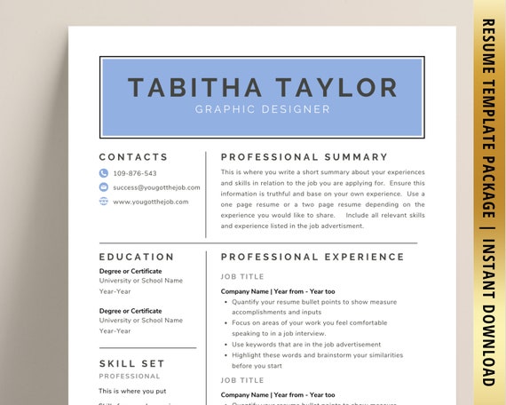 Modern Executive Resume Template 2022 CEO Resume Template for Canva ...