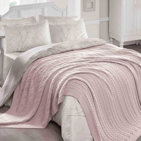 Vegan Print Pattern Hooded Blanket main image 0