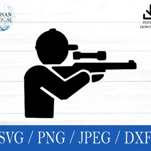 Deer Hunter svg, Deer Hunting SVG, Hunting svg, png, dxf, jpeg, Digital download, Cricut, Silhouette, Glowforge, Gift For Him, Craft