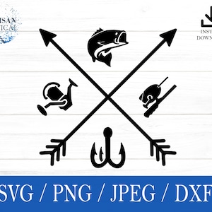 Bass Fishing svg, Bass SVG, Fish svg, png, dxf, jpeg, digital download, Cut File, Cricut, Silhouette, Glowforge, Gift For Him, Craft