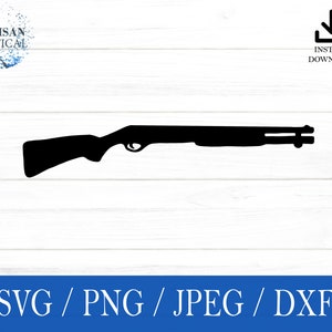 Shotgun SVG, Duck Hunting SVG, jacht SVG, PNG, DXF, JPEG, digitale download, cut-bestand, Cricut, silhouet, Glowforge, cadeau voor hem, ambachtelijke
