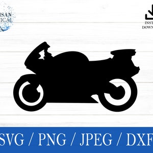 Motorcycle svg, Bike SVG, Motorbike svg, png, dxf, jpeg, digital download, Cut File, Cricut, Silhouette, Glowforge, Gift For Him, Craft