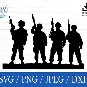 Army svg, Military SVG, Soldier svg, png, dxf, jpeg, digital download, Cut File, Cricut, Silhouette, Glowforge, Gift For Him, Craft