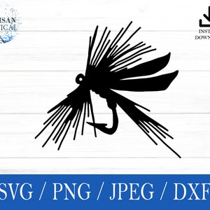 Fishing Lure svg, Fly Fishing SVG, Fish svg, png, dxf, jpeg, digital download, Cut File, Cricut, Silhouette, Glowforge, Gift For Him, Craft