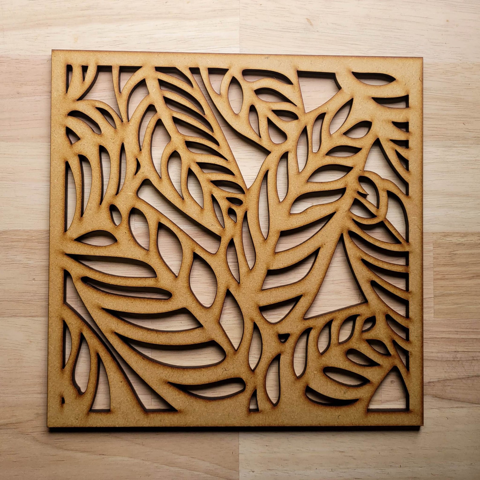 Fern Leaf Grille Radiator Cabinet Screen Decorative Square - Etsy