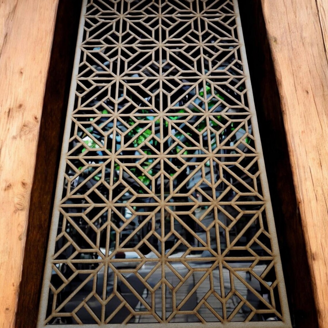 Art Deco Trellis Screen: Laser-cut MDF Panel for Radiator Cabinets 0015 ...