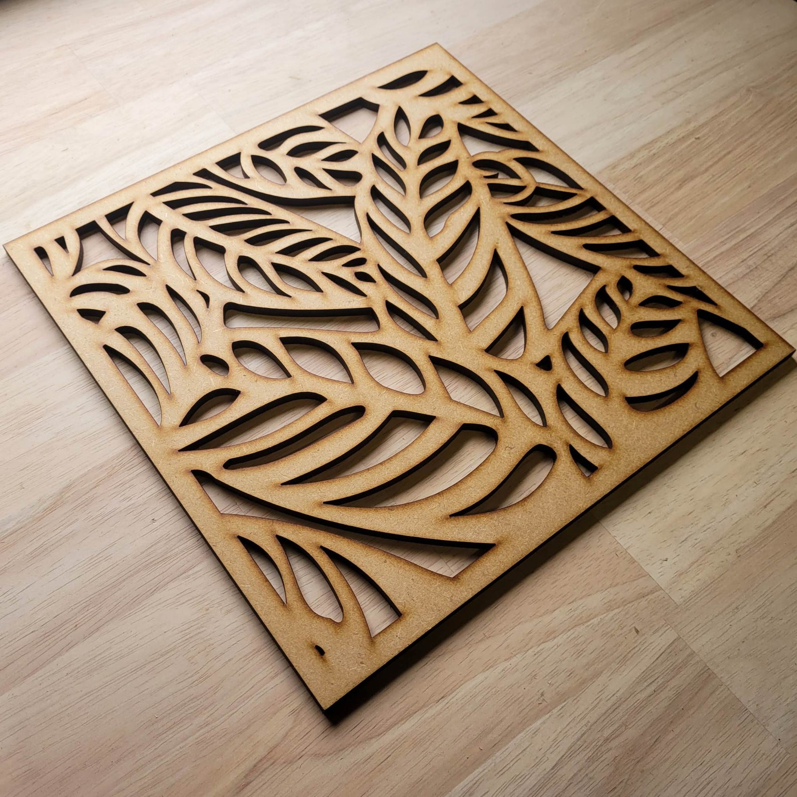 Fern Leaf Grille Radiator Cabinet Screen Decorative Square - Etsy