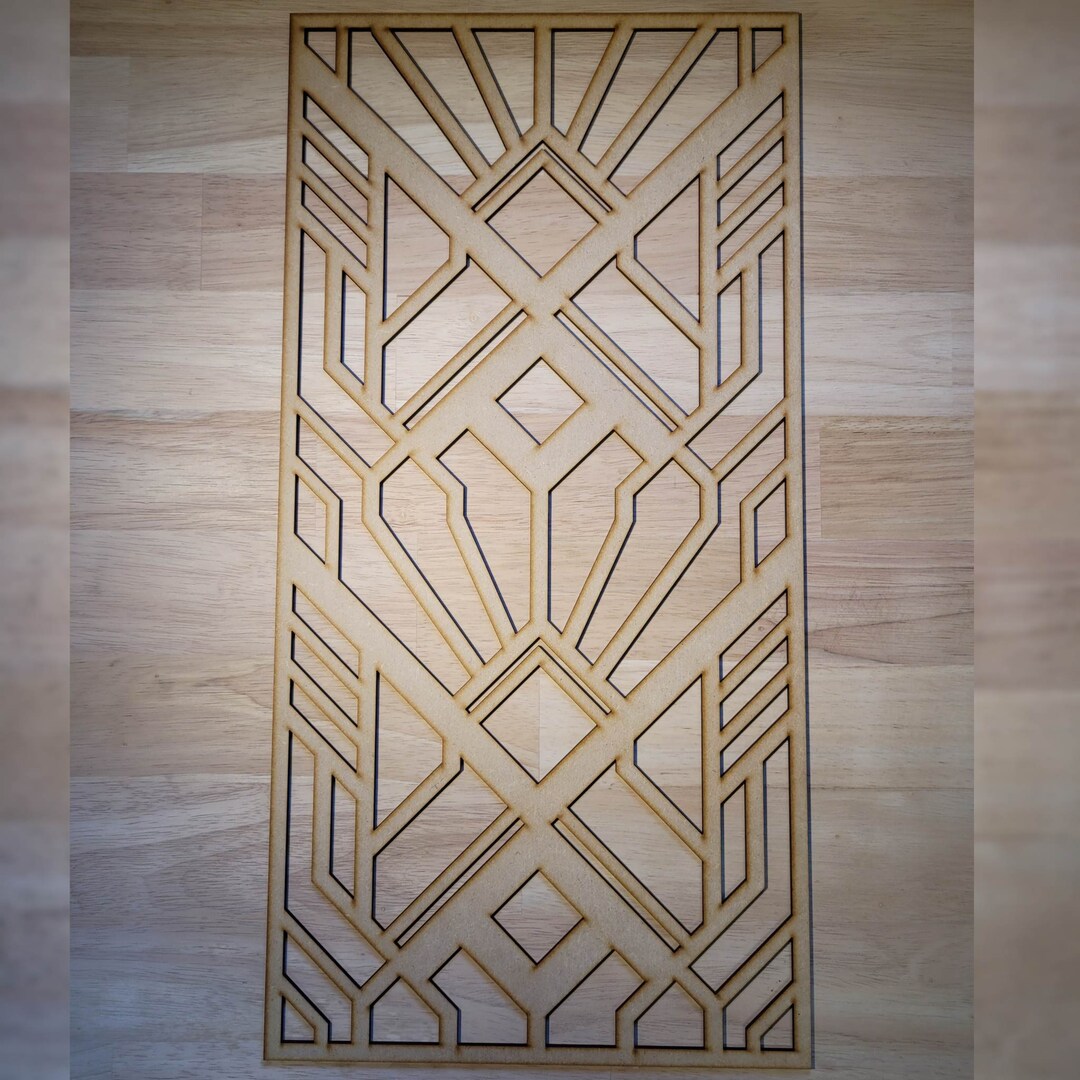Fantasy Art Deco Decorative Screen for Radiator Cabinets | Laser-cut ...