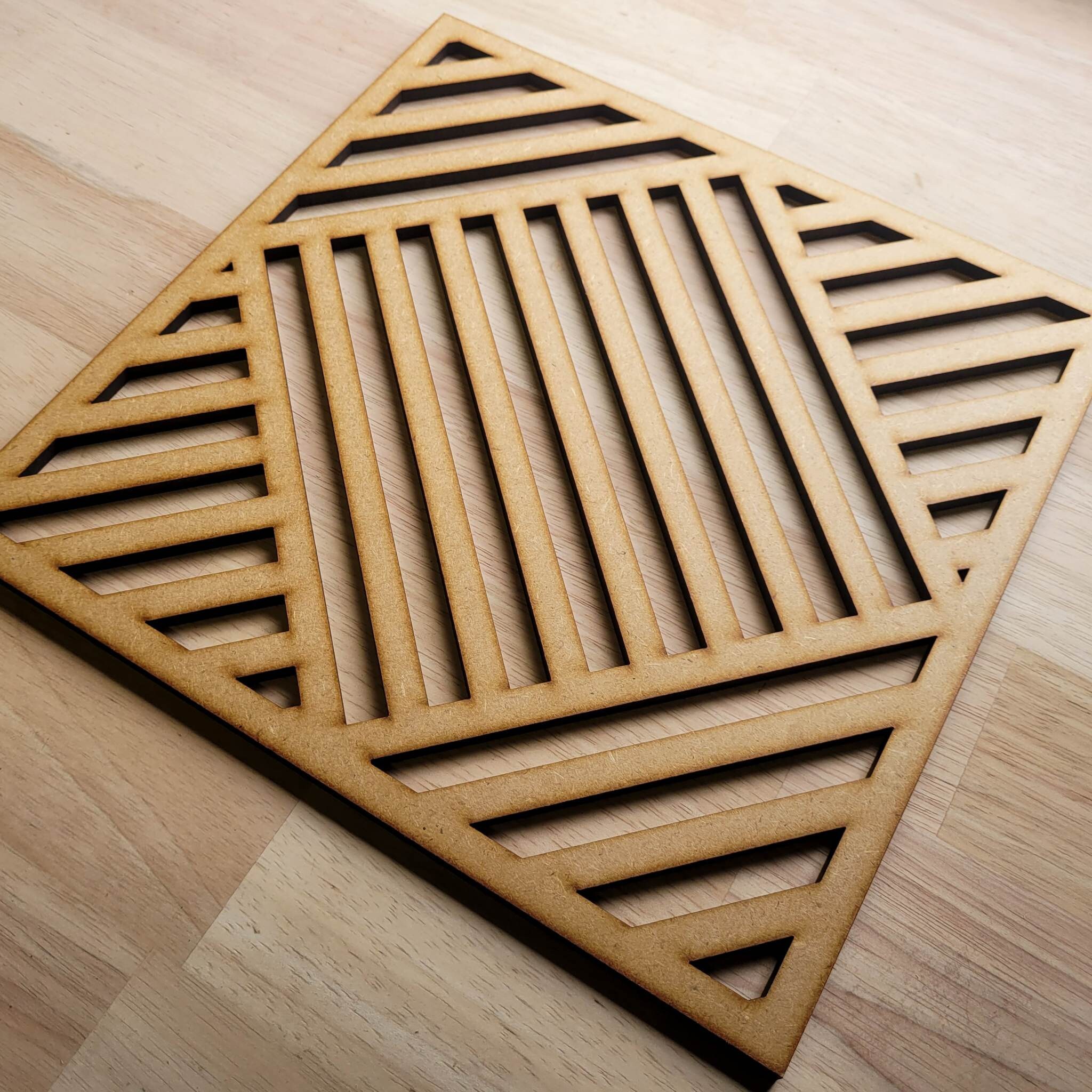 Hatch Grille MDF Radiator Cabinet Screen: Modern Art Decor (2ft X 2ft ...