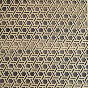 Hexagon Mesh Laser Cut Panel | Modern Radiator Cabinet Screen 0213