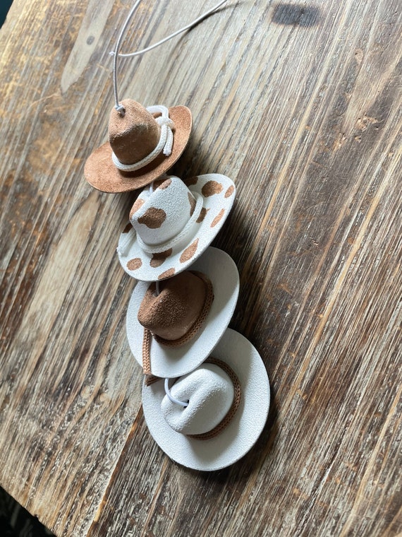 Mini Cowboy Hat Car Charm - Etsy