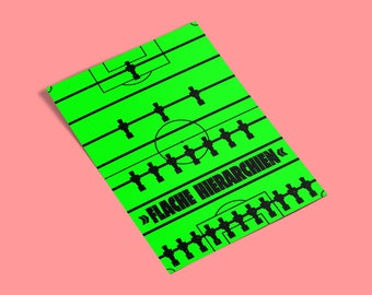 Flache Hierarchien, DIN A2, Plakat, Poster, Designagentur, Werbeagentur, Agentur, Kreativbranche, Text, Design, Protest, Politik, Kicker