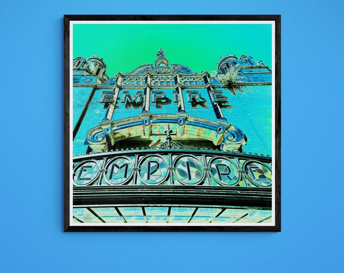 Featured listing image: Hackney Empire Art Print- London Fine Art Contemporary Limited Edition Print