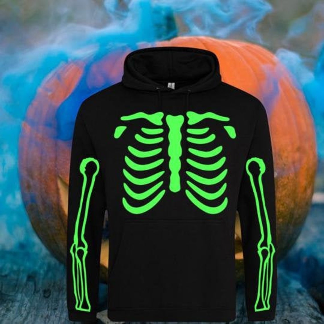 Halloween Skeleton Bones X Rays at the front & back print. | Etsy