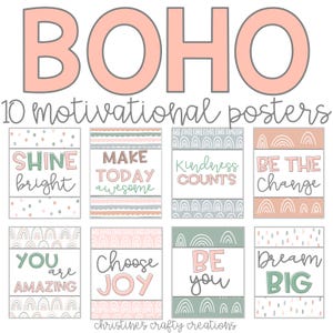 BOHO Motivational Posters