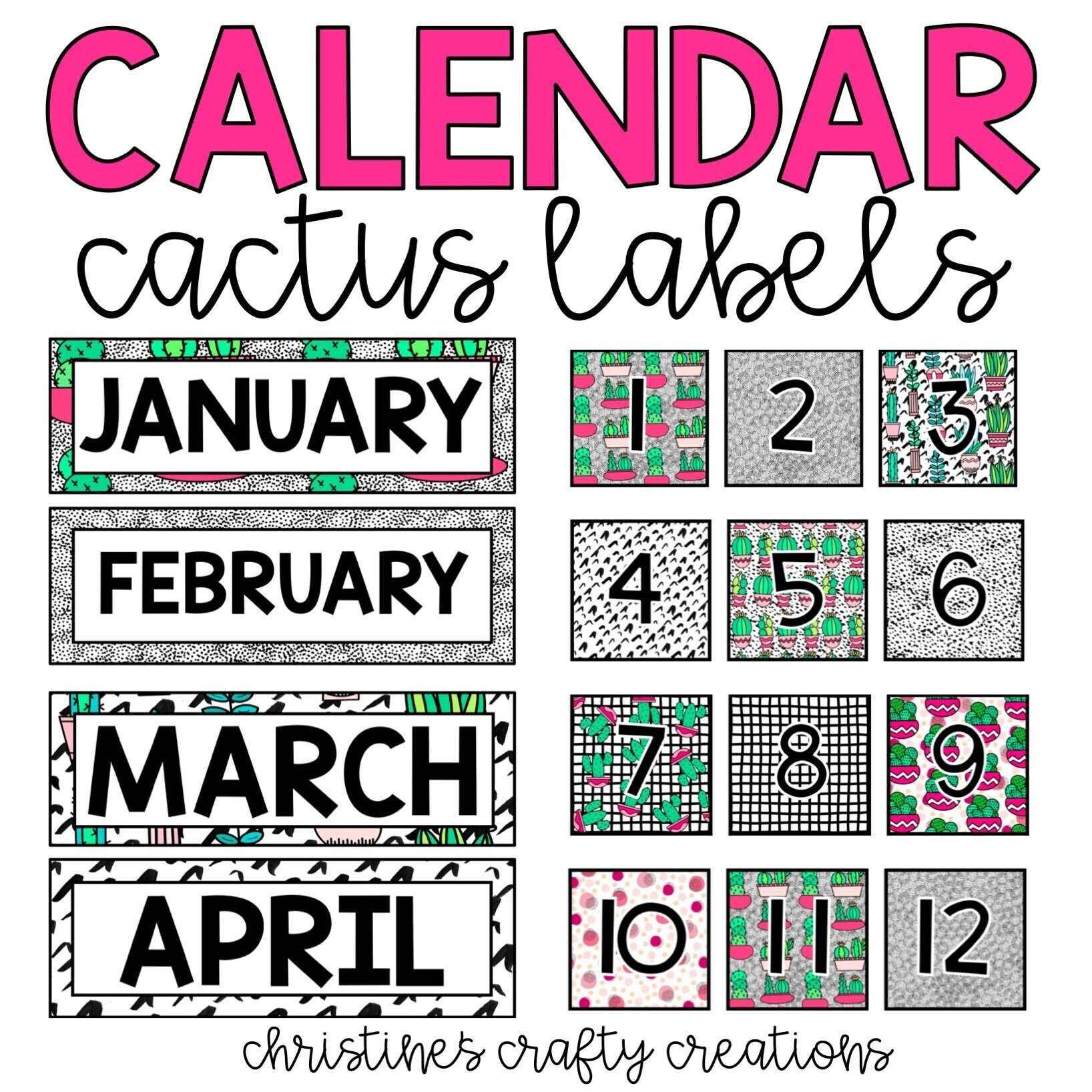 cactus-calendar-labels-l-editable-etsy