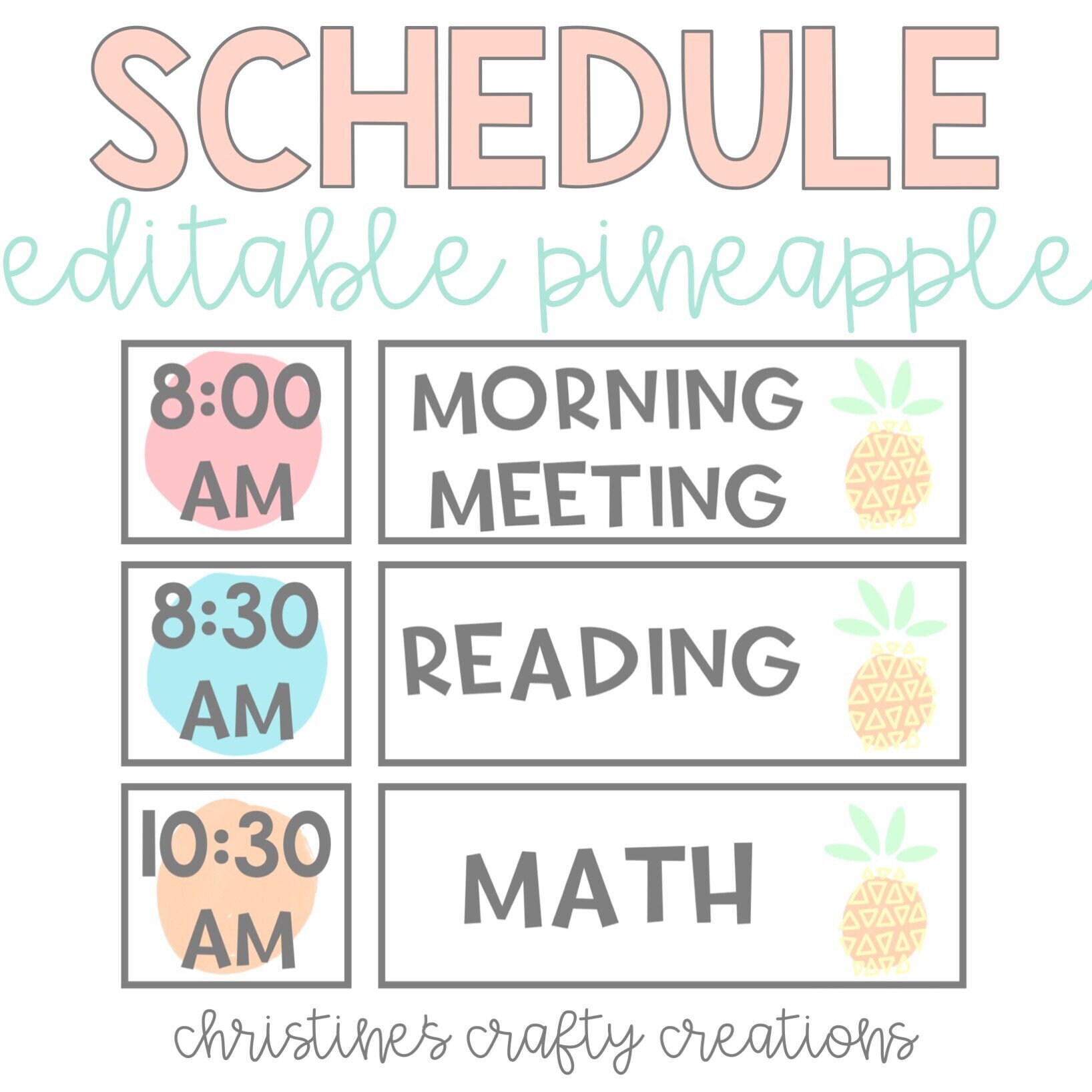 Printable Schedule Fir L