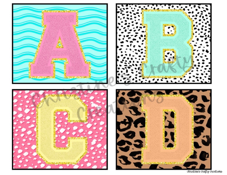 Groovy Leopard and Dalmatian Book Bin Labels L Editable - Etsy
