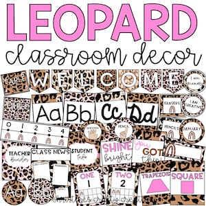 Leopard Klassenzimmer Dekor