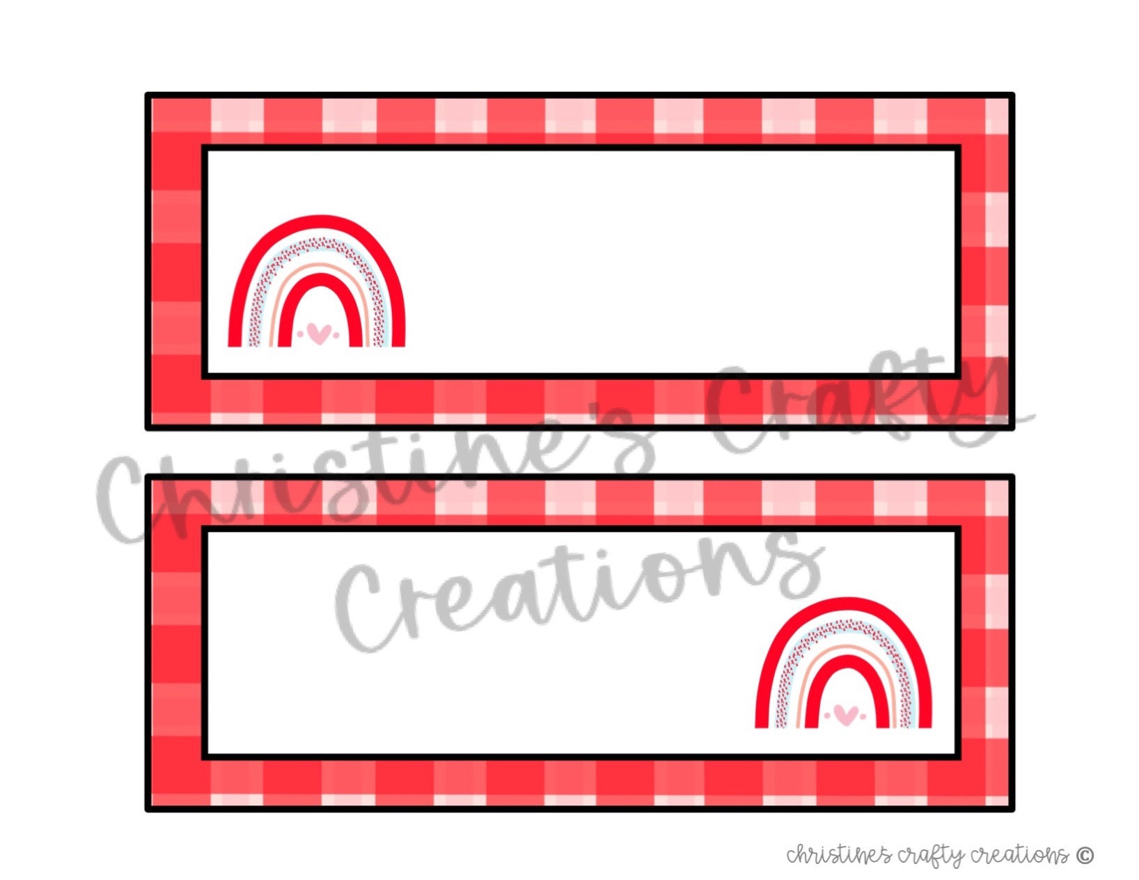 Valentine's Day Name Tags L Editable - Etsy