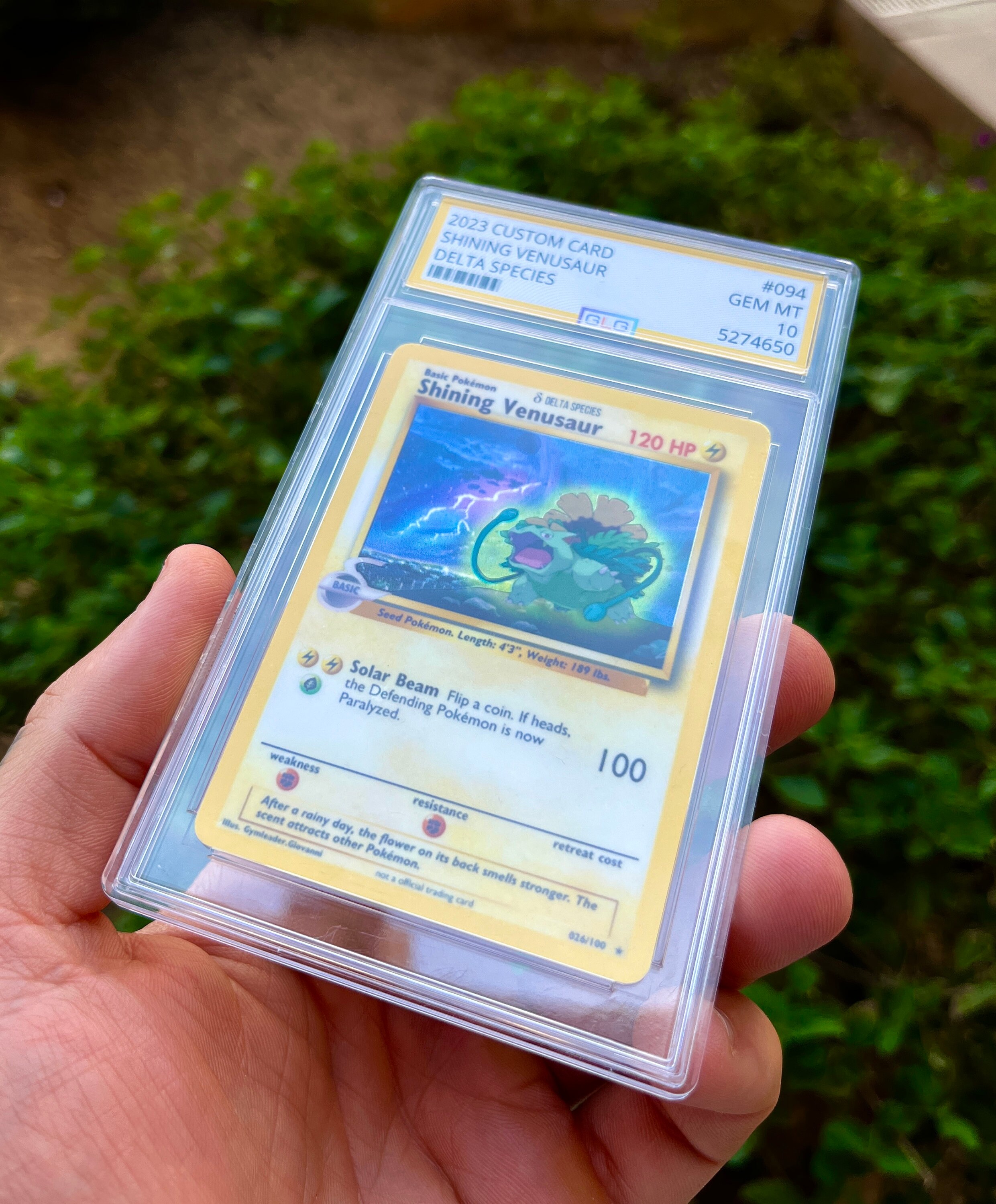 Pokemon Shining Venusaur Delta Species Holo Pokemon Card Etsy